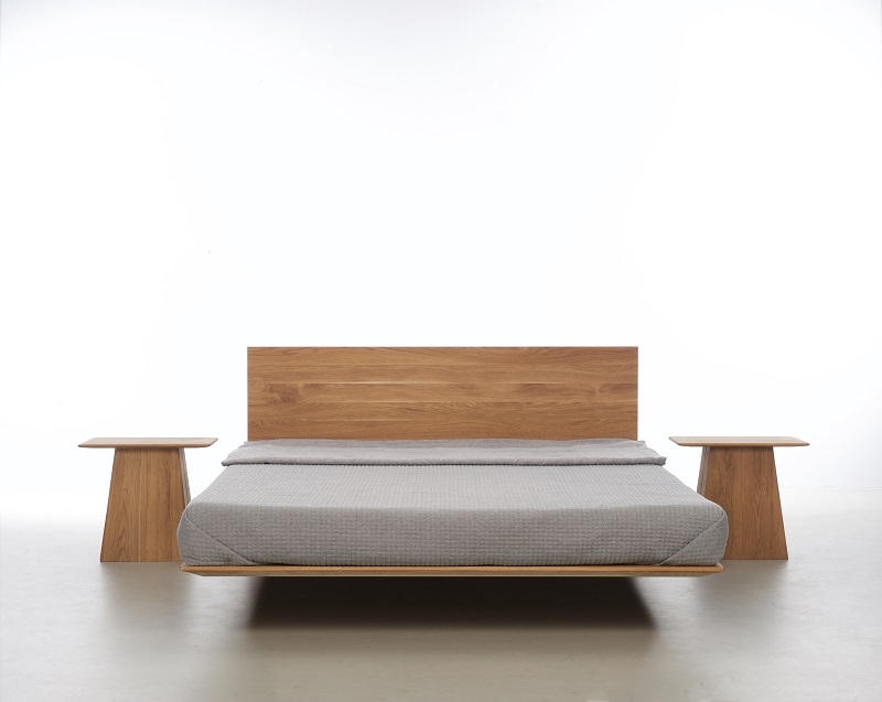 NOBBY nowoczesne łóżko z litego drewna